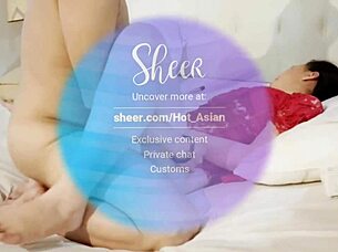 Pretty Asian Teen 18+ Wearing Hot Bunny Lingerie