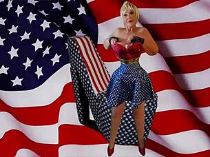 i grab that patriotic stick for a wild lick then take a deep dick creampie oh yeah