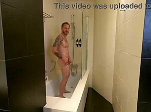 real orgasms await marina gold in reverse pov shower rough anal gaping ass sloppy gagging face fuck