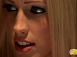 the girls experience intense emotions while exploring each other in a fantastic group setting