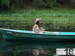 Adorable teen nika nut fingers tight shaved pussy to best orgasms compilation