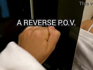 real orgasms await marina gold in reverse pov shower rough anal gaping ass sloppy gagging face fuck