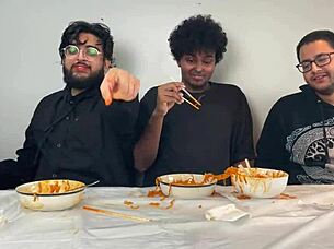 Three hot amateurs take intense hardcore sucking lessons