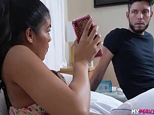 i wake up to maya farrell's crazy morning with deepthroat blowjob and rough cowgirl riding on my big cock