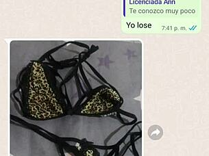 My stepmom gets hot on chat