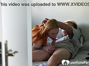 Hidden cam catches me pounding gorgeous redhead! 📹🔥