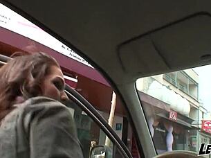 Blonde Gives Blowjob And Takes It In Ass