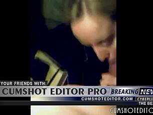 submissive brunette teen slut deepthroats fat cock pov eagerly