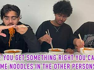 Three hot amateurs take intense hardcore sucking lessons