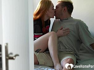 Hidden cam catches me pounding gorgeous redhead! 📹🔥