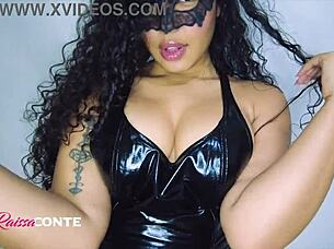 gostosa bbw with big natural tits rides her husband's cock wildly