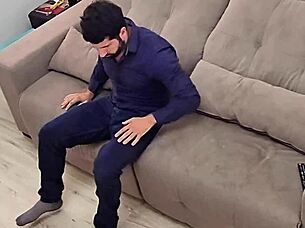 Just got home from work and started jerking off quick