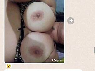 My stepmom gets hot on chat