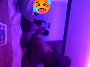 Hey, you think my husband's friend can take me to a hotel after the party and pound my ass while recording?