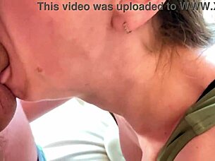 Russian amateur brazenly seduces and fucks in homemade video