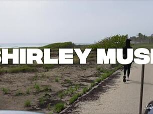 busty milf fucks hard in car for big cumshot facial