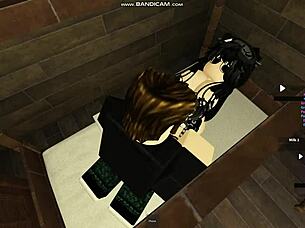 Emo chick gets pounded