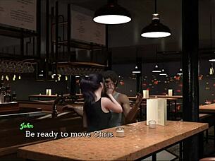 hey, ready for a wild leap of faith with this brunette's big ass in erotic game action?