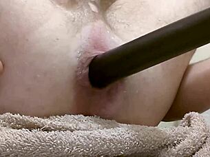 In a personal story, someone explores self-care using a toy and fingers in a moist area.