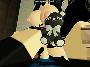 Emo chick gets pounded