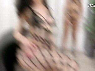 Stacy Bloom vs Megan Venturi in wet 2on2 BWC anal fisting! ATOGM DAP gapes buttrose pee drink creampie swallow!