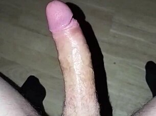 Young Amateur Guy Masturbates Huge Cock Solo at Home Until Massive Orgasm and Cum