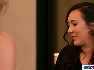 petite milf with small tits footfucks blonde neighbor pussy