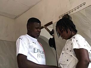 Oh Wow, Kitchen Freestyle Sex With The Sexy Ebony House Maid!