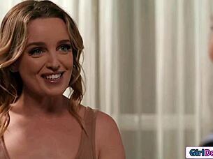 petite milf with small tits footfucks blonde neighbor pussy