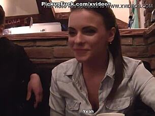 Cute College Girl Blowjob Pickup