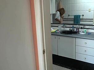 i'm gettin fucked by my stepson with his huge cock and he cums twice in my hairy pussy oh yeah