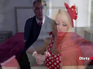 Blonde Cougar Bree Brooks Moans In Doggystyle While Bent Over Taking Cum From Joshua Lewis In Slutty Fight