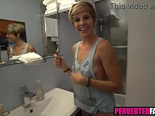 I Feel So Guilty Fucking Petite Short Haired Skinny Teen 18+ With Small Tits Behind Wife's Back