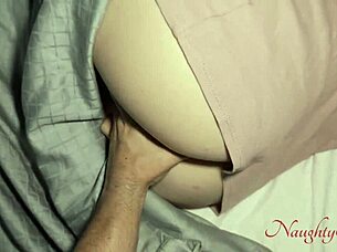 😴⛈️ sleeping with my curvy milf during a loud storm leads to squirting creampie in missionary and cowgirl