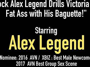 hey, how does big cock alex legend drill victoria cakes fat ass with his baguette like that?