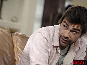 Oh wow, lucky client gets private rough sex with horny big tits milf Natasha Nice after her investigation services.