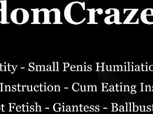 Oh, I Absolutely Love Smacking Around Losers Like You In Femdom Ball Kicking POV Domination!