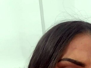 Medusa Sucks Huge Dildo with Titjob and Masturbates Wet Pussy Wildly!