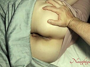 😴⛈️ sleeping with my curvy milf during a loud storm leads to squirting creampie in missionary and cowgirl