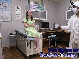 hey doctor, can you check my tight virgin ass with fingers in this hospital roleplay?