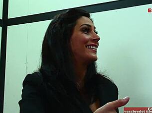 hey busty curvy milf, wanna fuck me hard in this elevator with your natural tits bouncing?