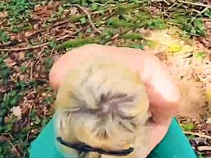 oh sexy in the forest i find a stranger for some hummmmm fun