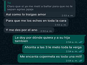 con la jefa de mi amigo oscar doña mary me da unas mamadas y le grabo el culo