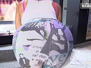 Busty 18yo Latina Vick Valencia Oiled Up and Drilled Deep by Stranger - Carne Del Mercado