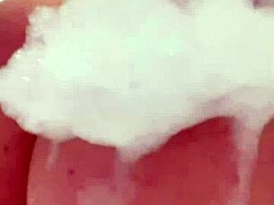 Horny British Slut Masturbates Wildly in Steamy Shower