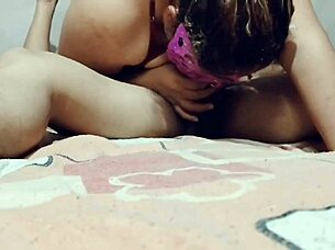 Hey, look at us fucking in front of the mirror with my hot chubby Latina wife bent over in doggystyle?