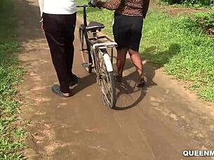 I loved pounding her wet pussy hard on the roadside without hesitation