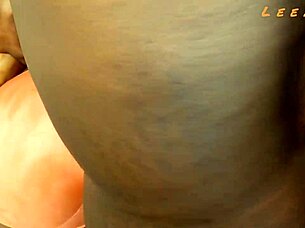 Horny mature woman gets fucked hard with pants on by massive cock in intense session