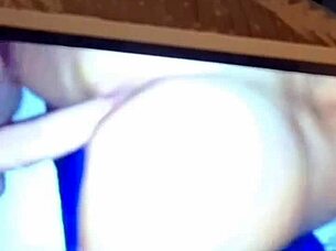 tributo jumjum68 features this skinny masked girl getting covered in cum on her ass with dirty talk