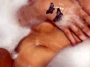 Horny British Slut Masturbates Wildly in Steamy Shower
